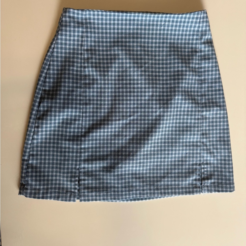 Brandy Melville Checkered Black and White Pencil Skirt